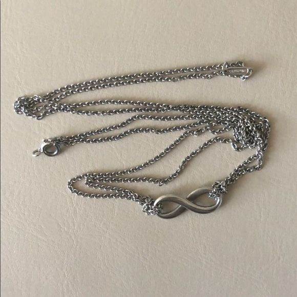 Tiffany & Co. infinity necklace on 16” chain - Picture 2 of 3